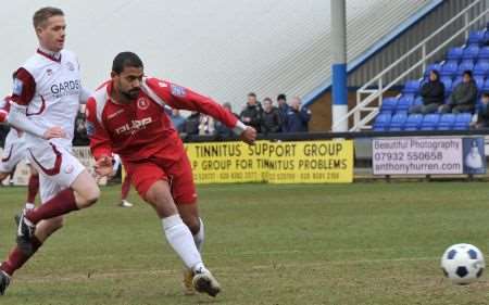 Jake Reid scores against Chelmsford