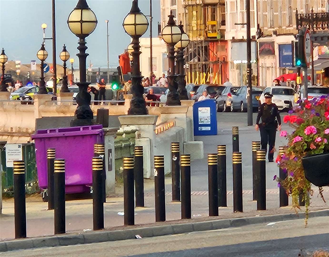 The road has been cordoned off while police investigate. Picture: Pat Martin