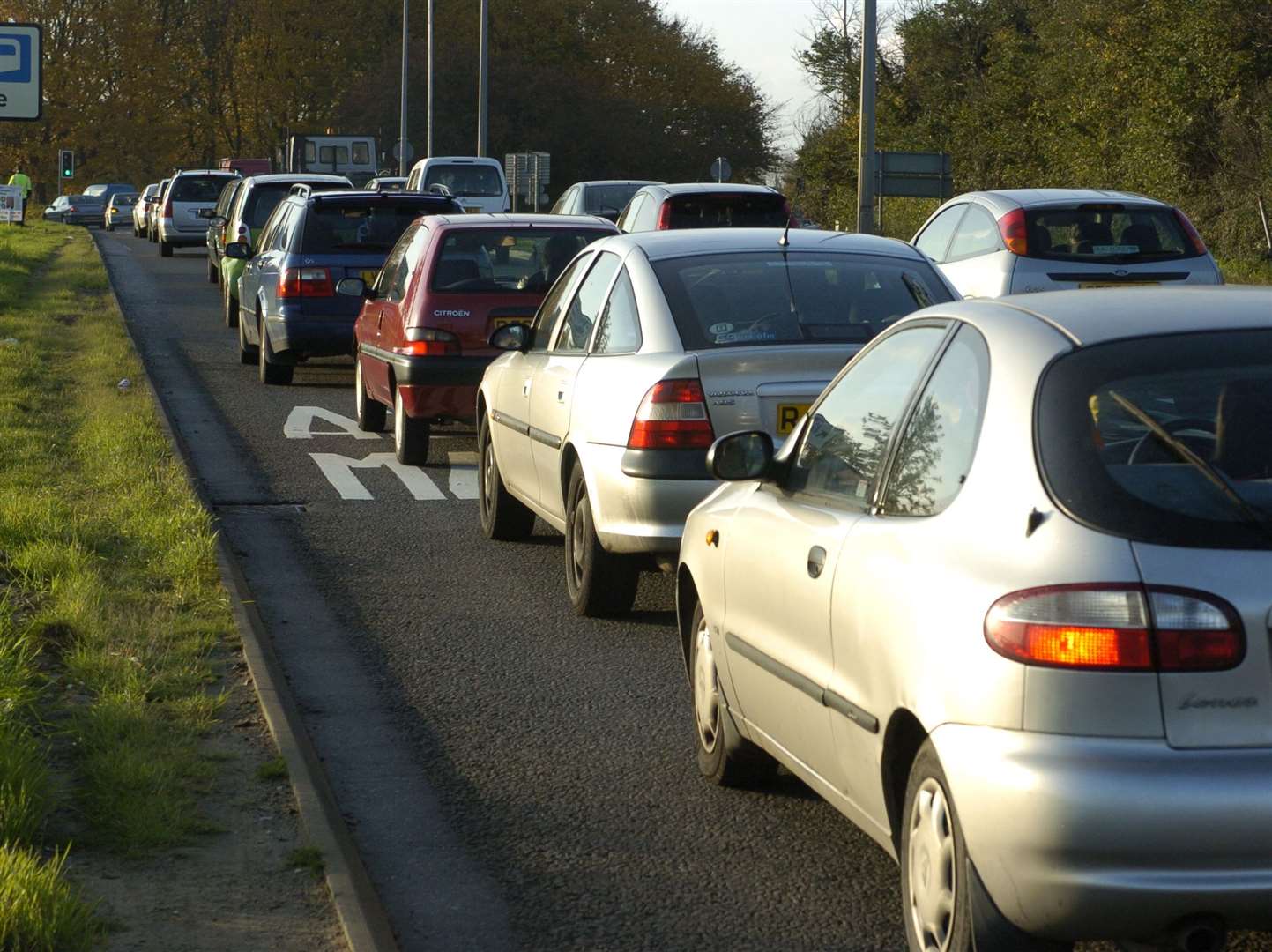 Traffic on the A20 London Road. Picture: Grant Falvey