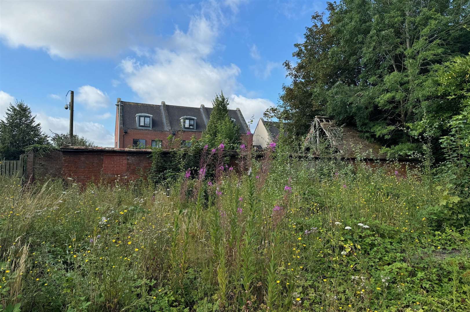 The rectangular site is on the Repton Park estate in Ashford. Picture: Clive Emson