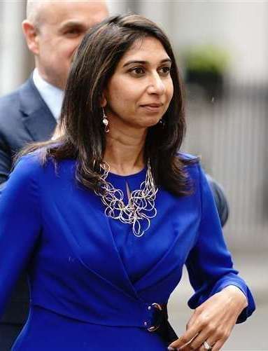 Under fire - Home Secretary Suella Braverman