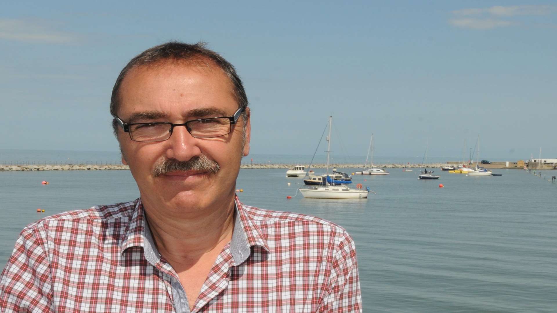 Cllr Andrew Cook on Herne Bay Pier