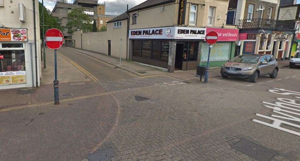 The junction for Hythe Street and Suffolk Road in Dartford. Picture: Google Maps