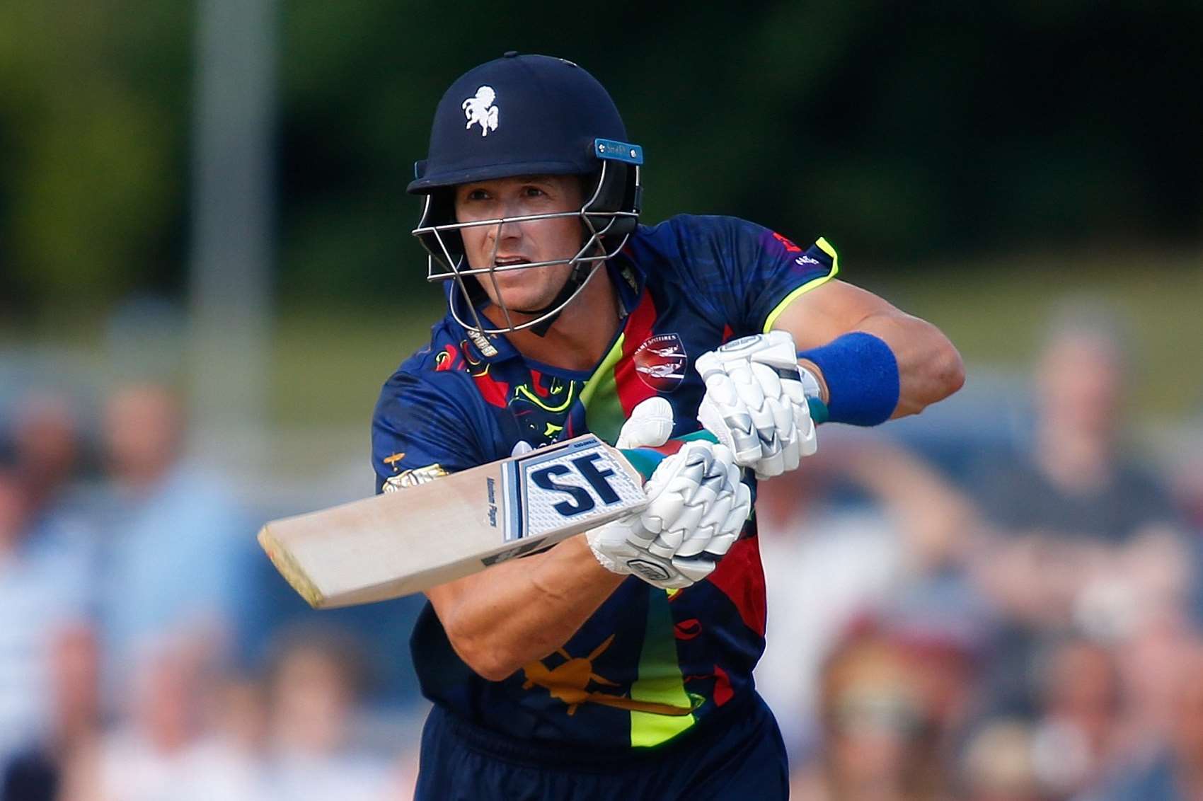 Joe Denly was in great touch at the start of the Kent innings. Picture: Andy Jones