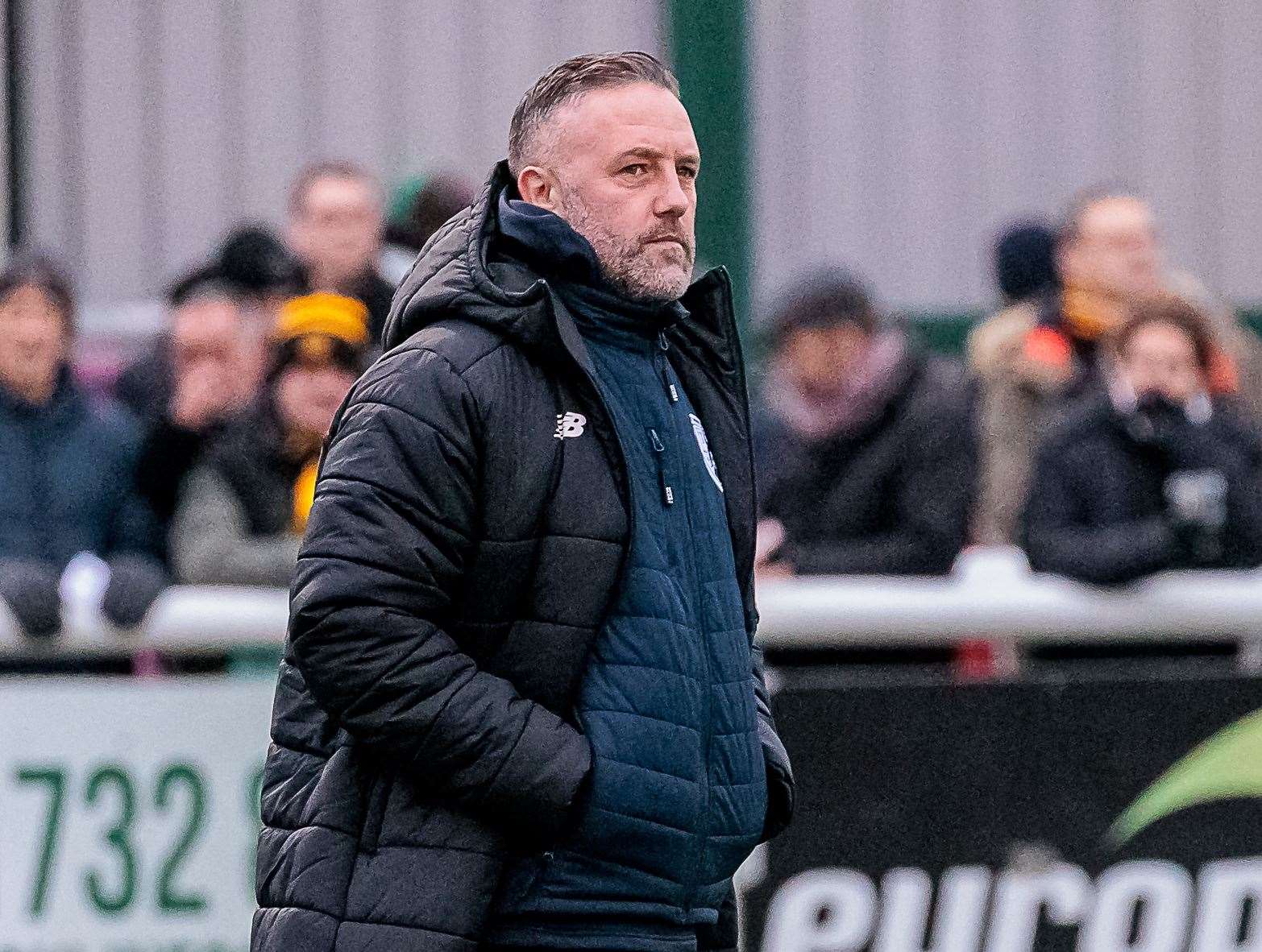 Tonbridge manager Jay Saunders - is set to say farewell to popular keeper Jonny Henly after this weekend’s season-ending National League South game. Picture: Helen Cooper