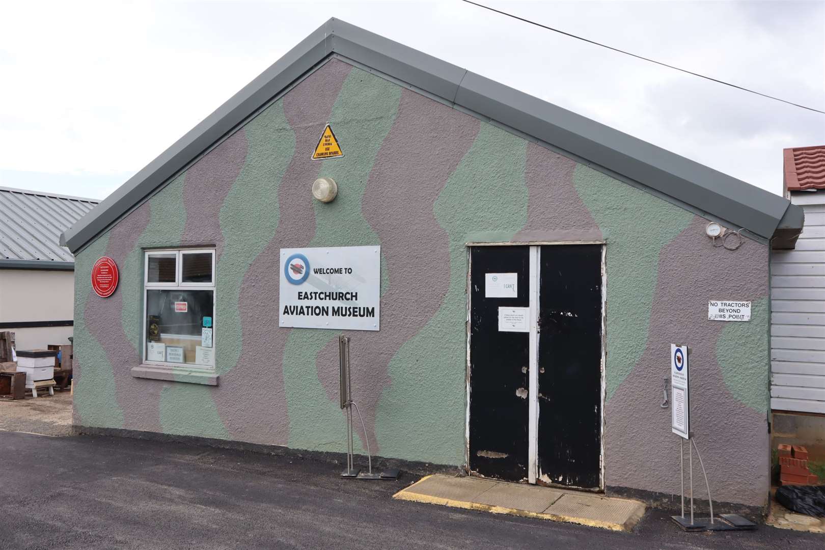 Eastchurch Aviation Museum on the Isle of Sheppey. It is on the Standford Hill Open Prison complex