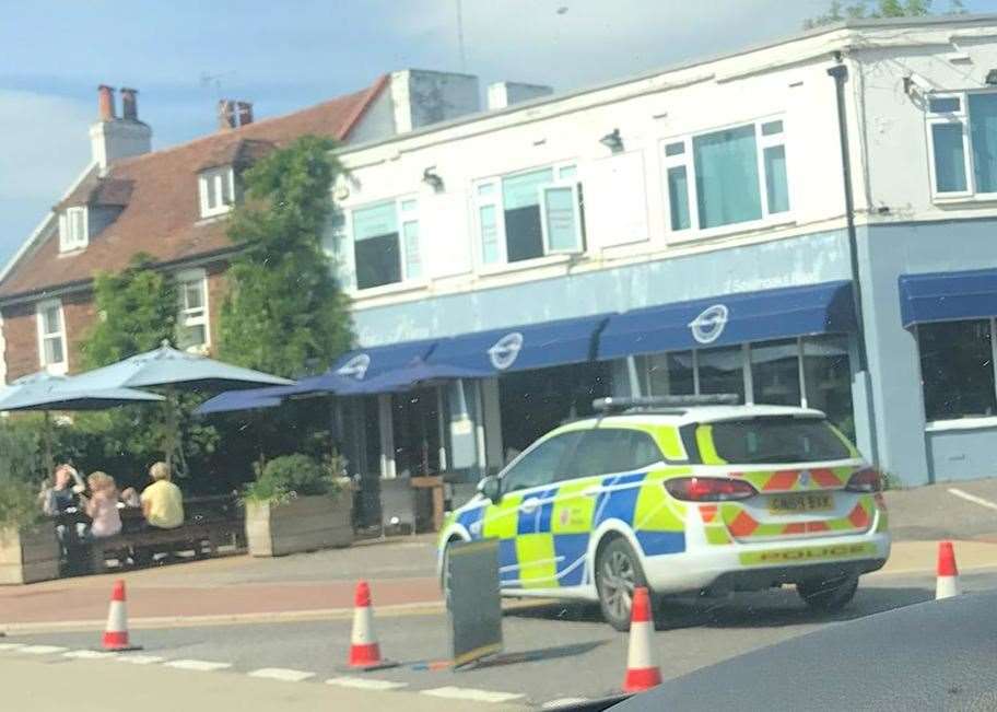 Borough Green High Street closed after crash