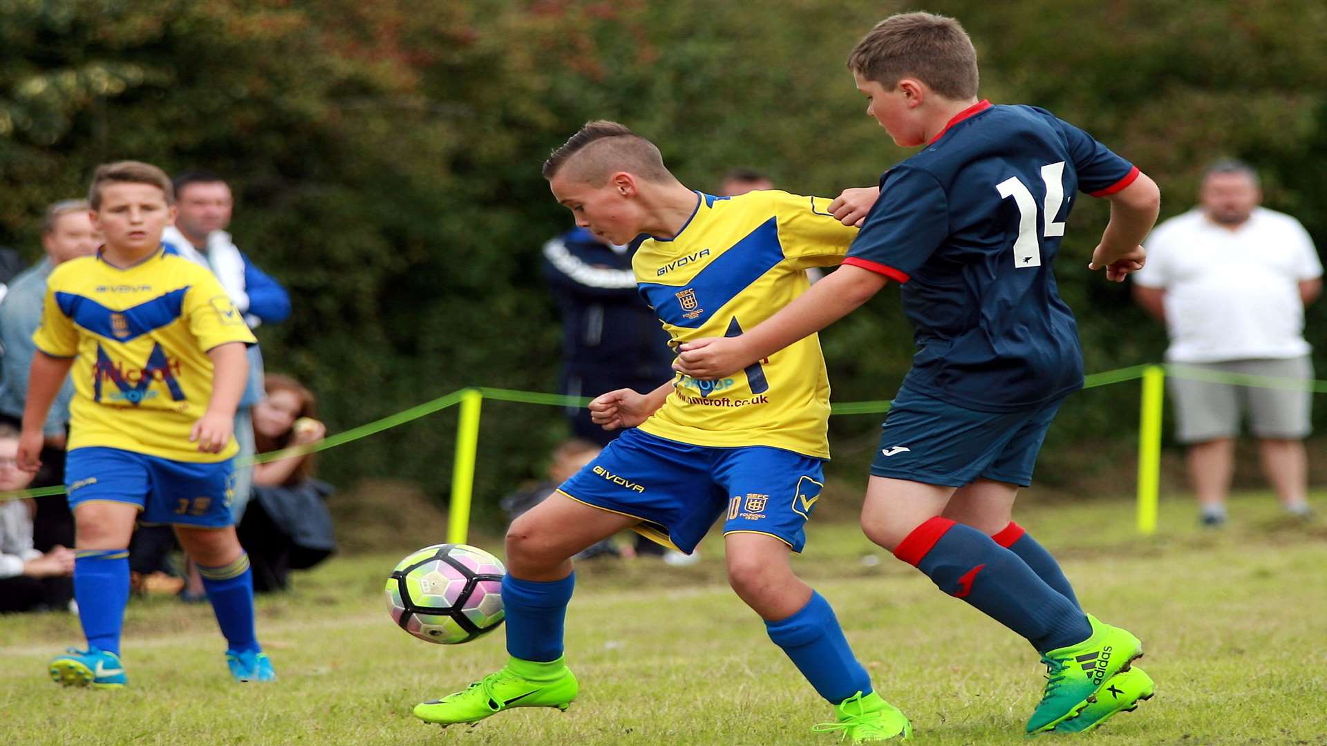 Sheerness East Youth under-11s hold off Hempstead Valley Colts under-11s. Picture: Phil Lee FM4917597