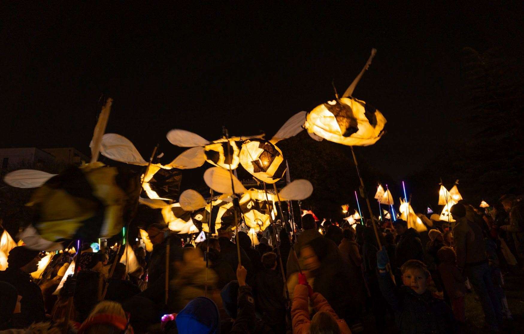 The annual Dartford Festival of Light was held on Friday. Picture: Cohesion Plus