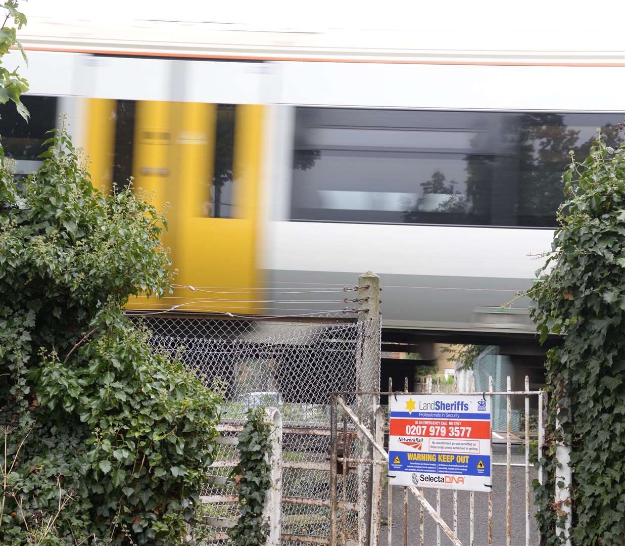 The Glebe Way railway crossing is set to close for good. Picture: Chris Davey