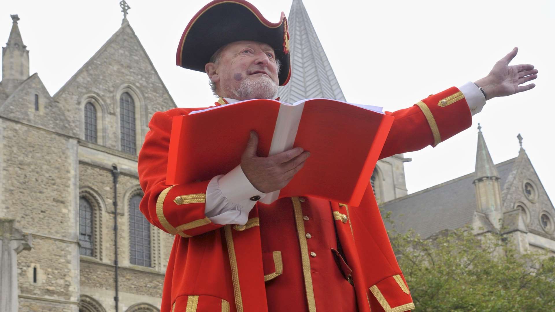 Robin Burfoot at the Rochester Dickens Festival in 2013