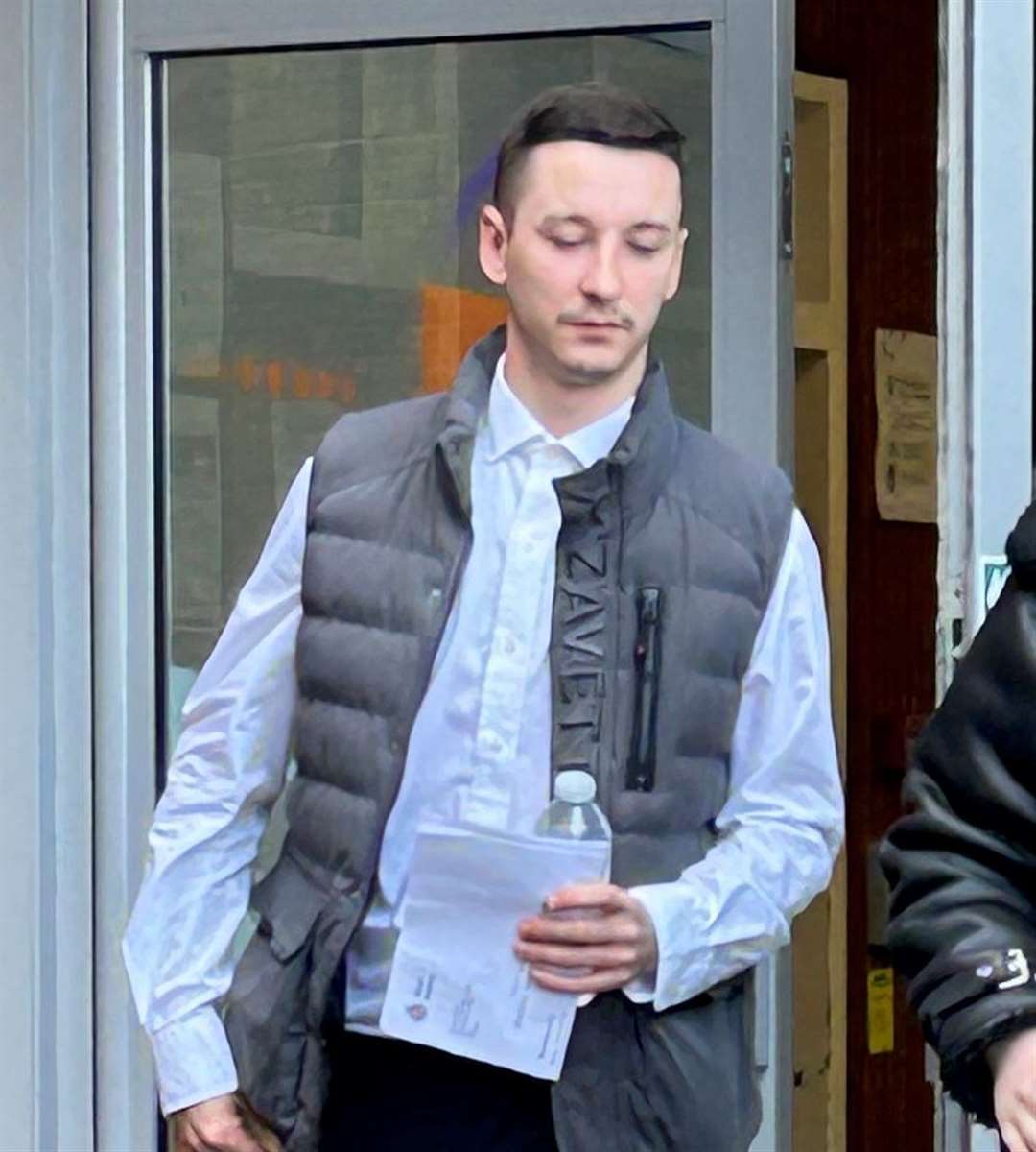 Jamie Sutton was charged with causing serious injury by careless driving and drug driving after Michael Piper was injured in Cliftonville