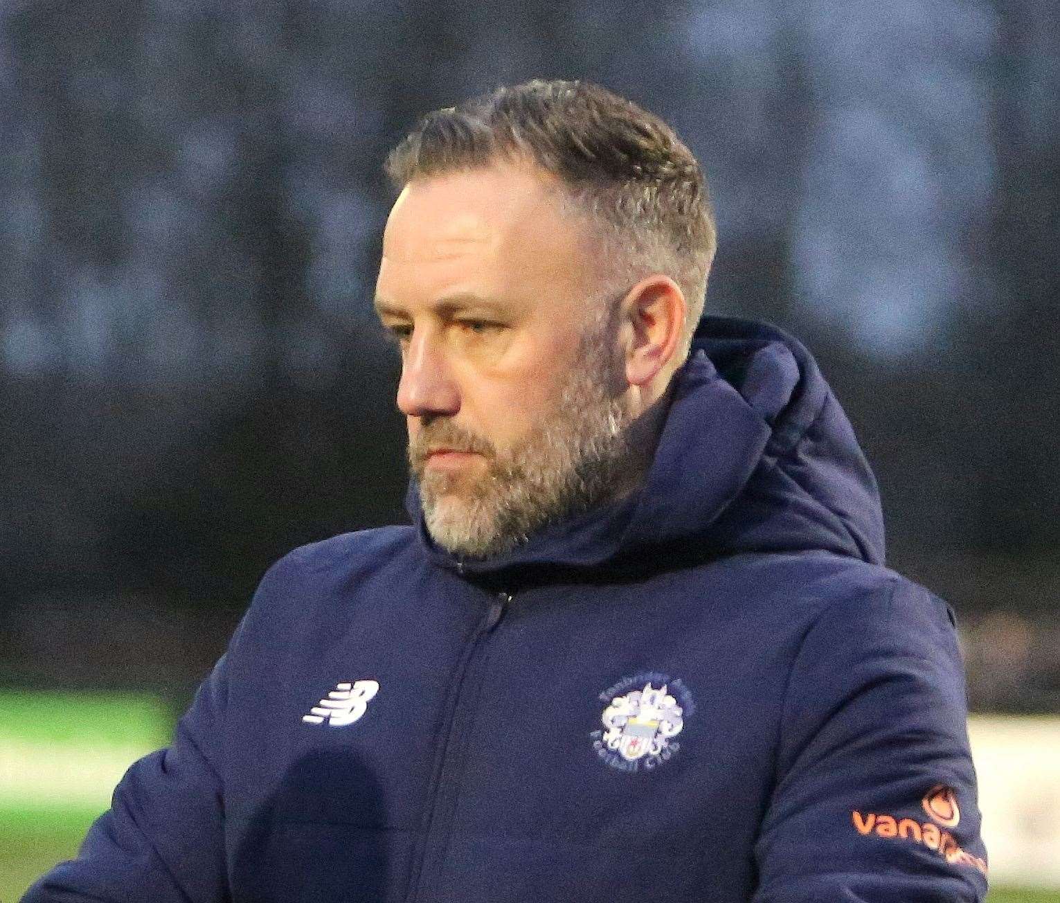 Tonbridge Angels manager Jay Saunders. Picture: David Couldridge