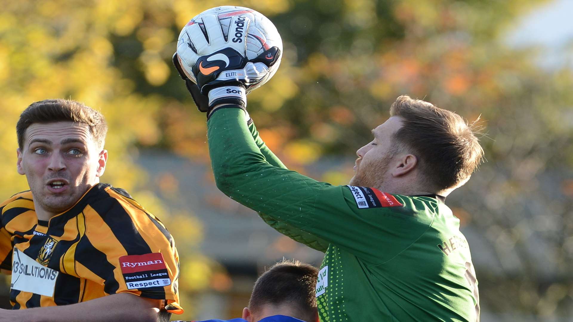 Herne Bay keeper Jack Delo