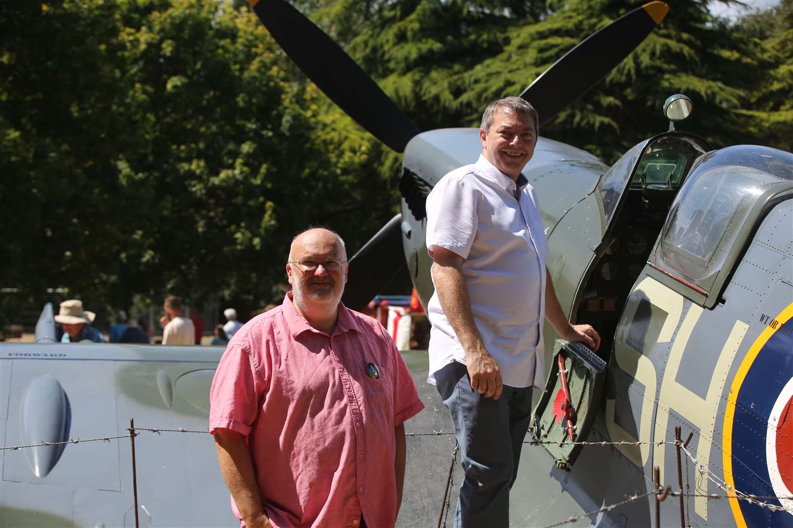 Leader of the council Jeremy Kite and MP fro Dartford Gareth Johnson at the Big Day Out. Picture: Andy Barnes Photography