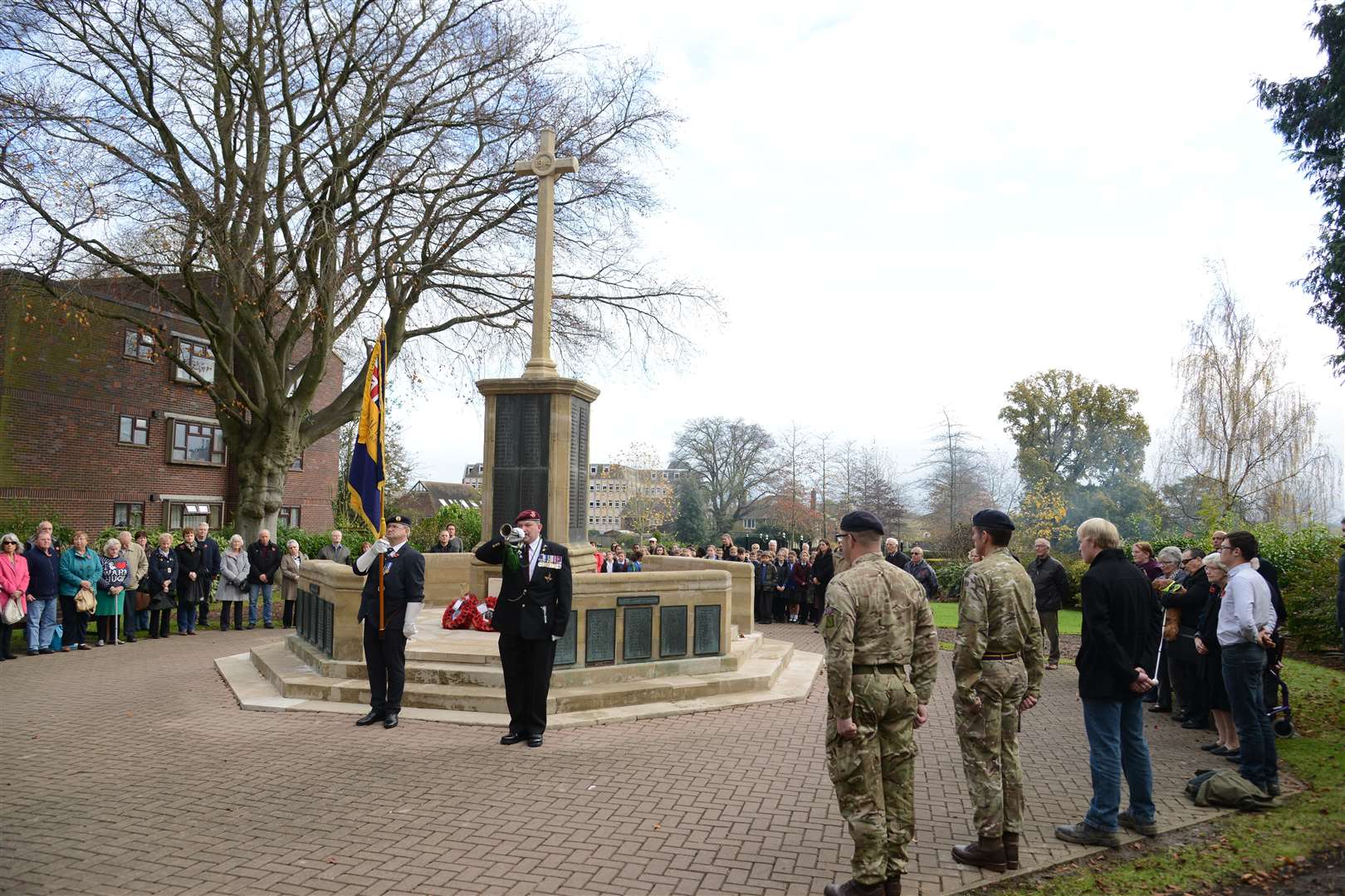 Armistice Service, Ashford Memorial Gardens