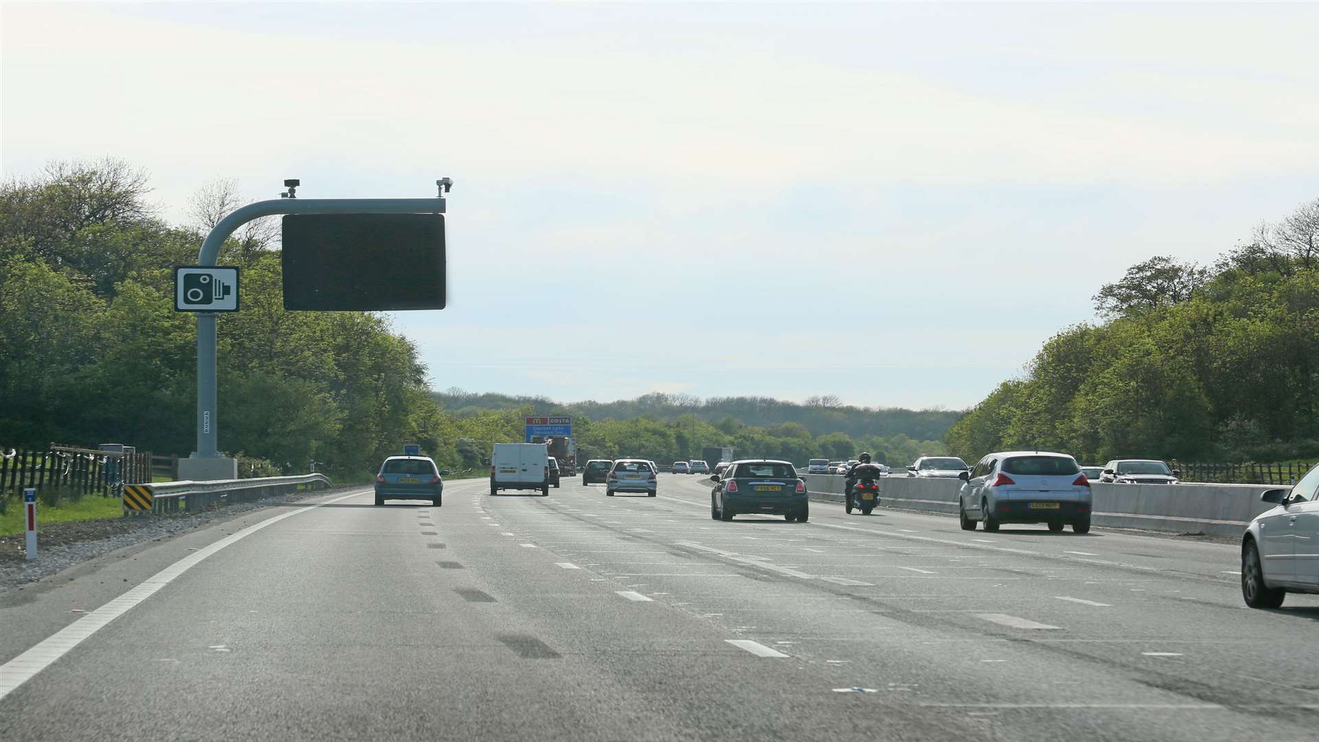 The crash involved four vehicles. Picture Highways Agency.