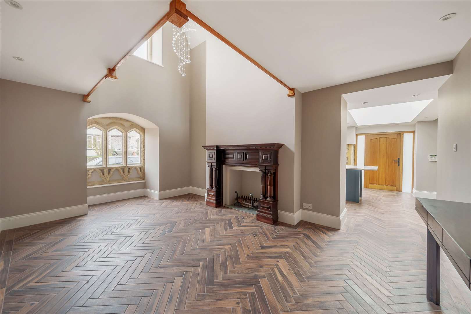 The reception room in Stone Lodge. Picture: Fine and Country