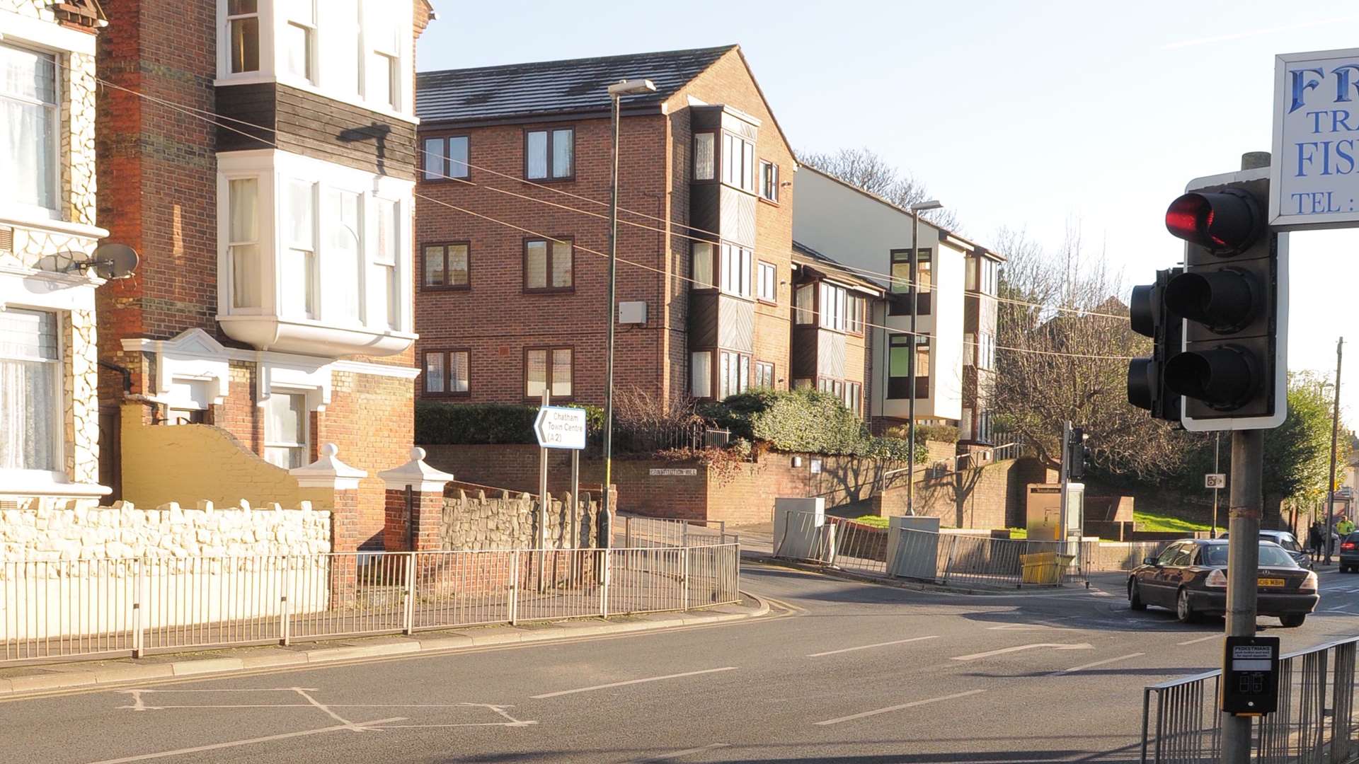 The attack happened in Luton Road, Chatham. Library image.