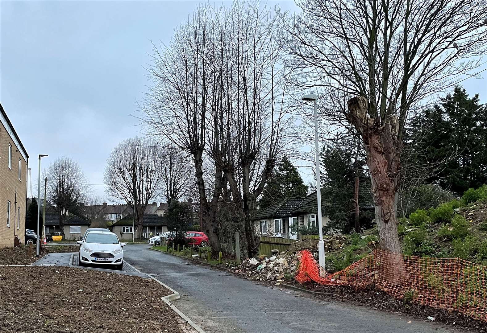 The remaining bungalows are being used for temporary accomodation