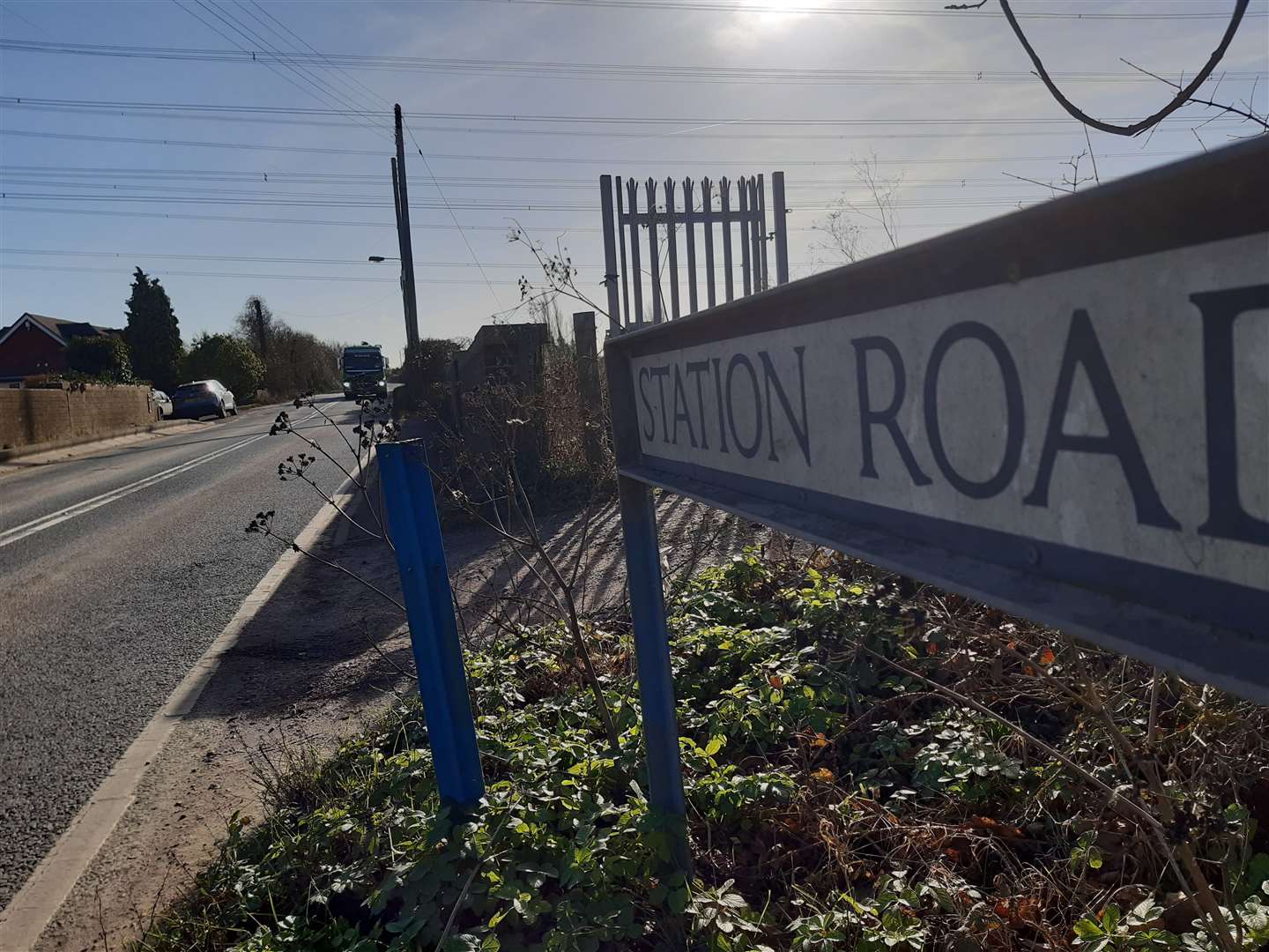 The car was dumped in Station Road, Cliffe