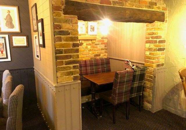 As well as large, open dining areas there are also several smaller, more secluded areas available