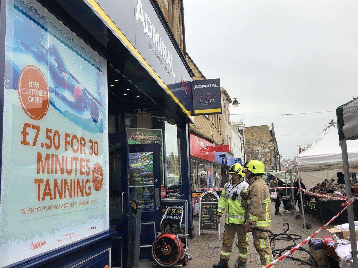 Two fire engines were outside a propery on the High Street, Dartford. Picture: @DanGreen1993 (6754758)