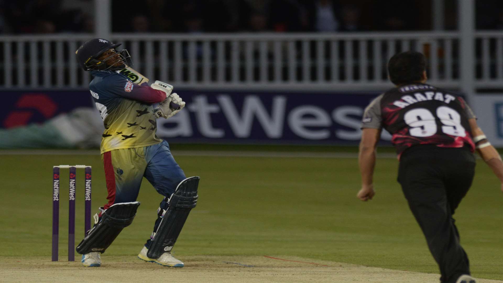 Daniel Bell-Drummond on his way to a competition best of 83 during Kent's T20 win over Somerset Picture: Chris Davey