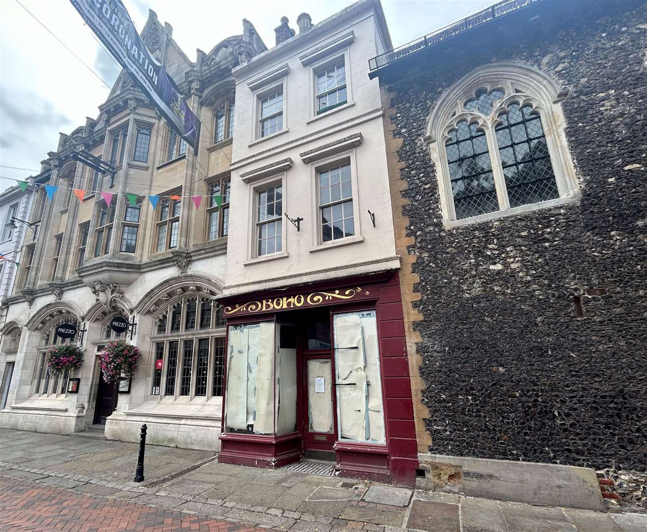 The first and second floors at the former Boho Cafe Bar in Canterbury could be used as a HMO