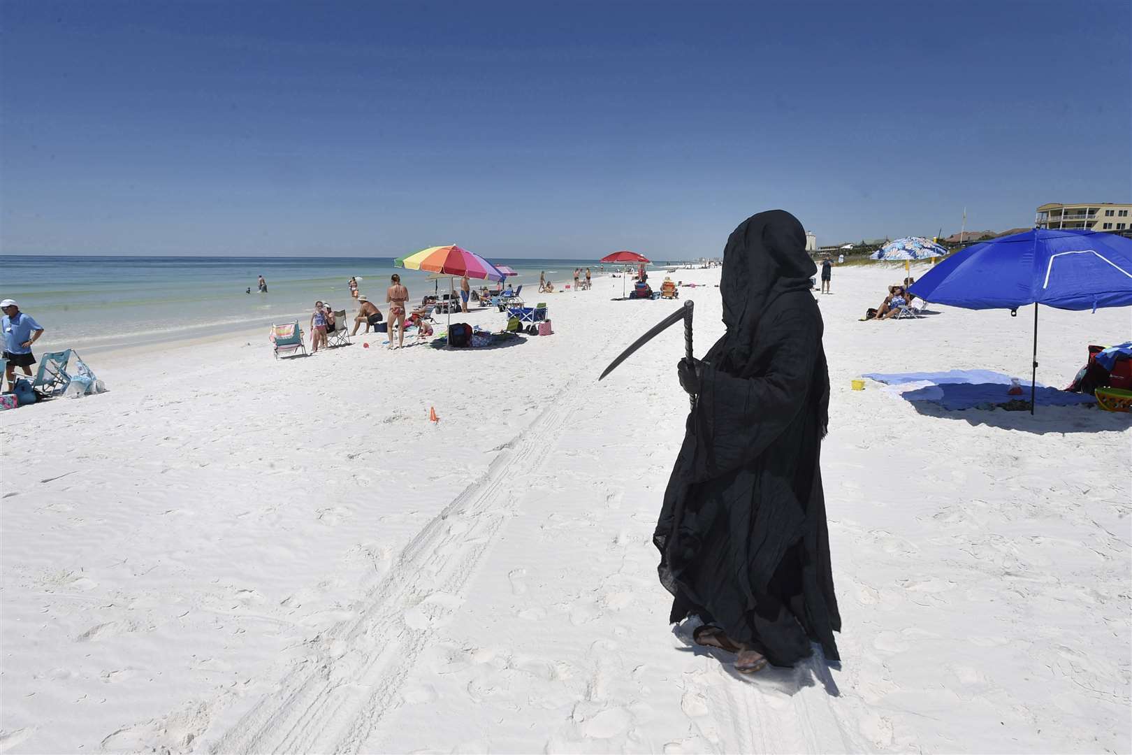 Daniel Uhlfelder says the decision to reopen the beaches is ‘premature’ (Devon Ravine/AP)