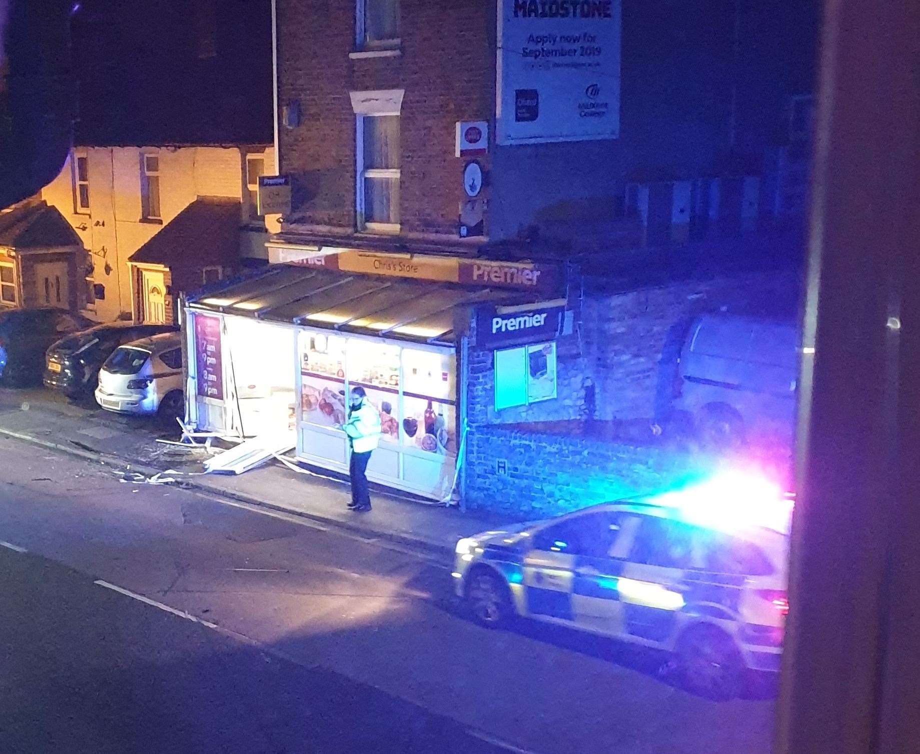 The scene of the crash in Tonbridge Road, Maidstone (8422149)