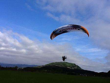 Paramotor flight