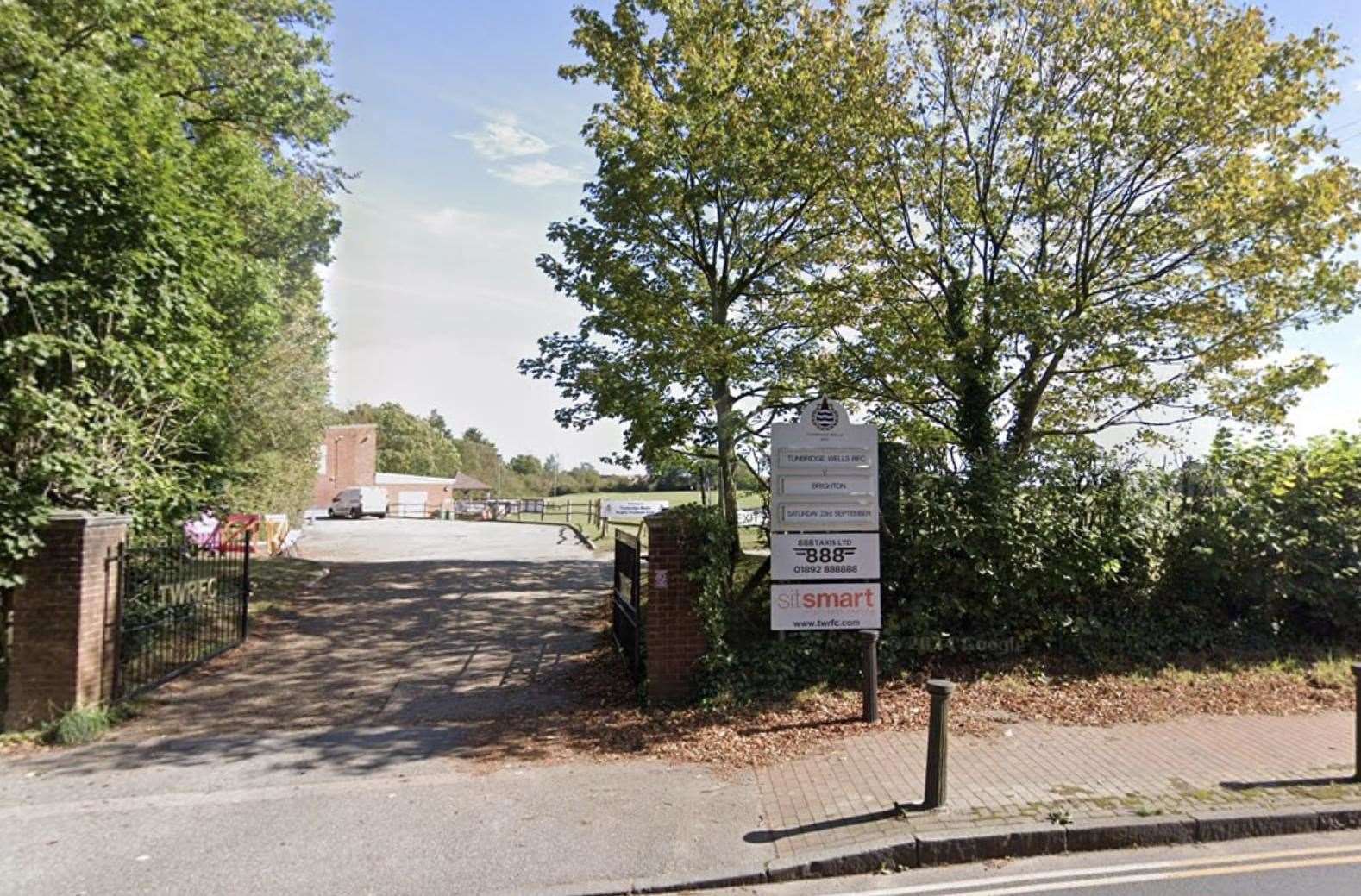 The developer has proposed to relocate Tunbridge Wells Rugby Football Club. Picture: Google Maps