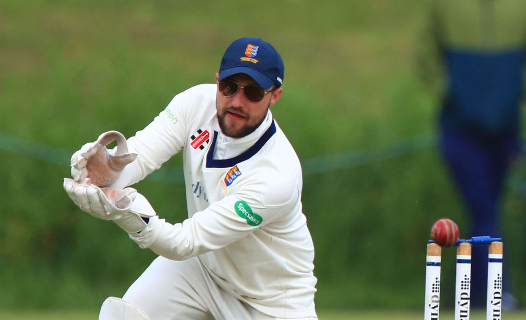 Sandwich Town wicketkeeper Ryan Davies - delivered 133 from 131 balls in a losing cause against the leaders. Picture: Gary Restall