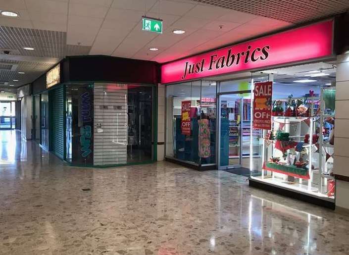 Just Fabrics shut its doors in October. Picture