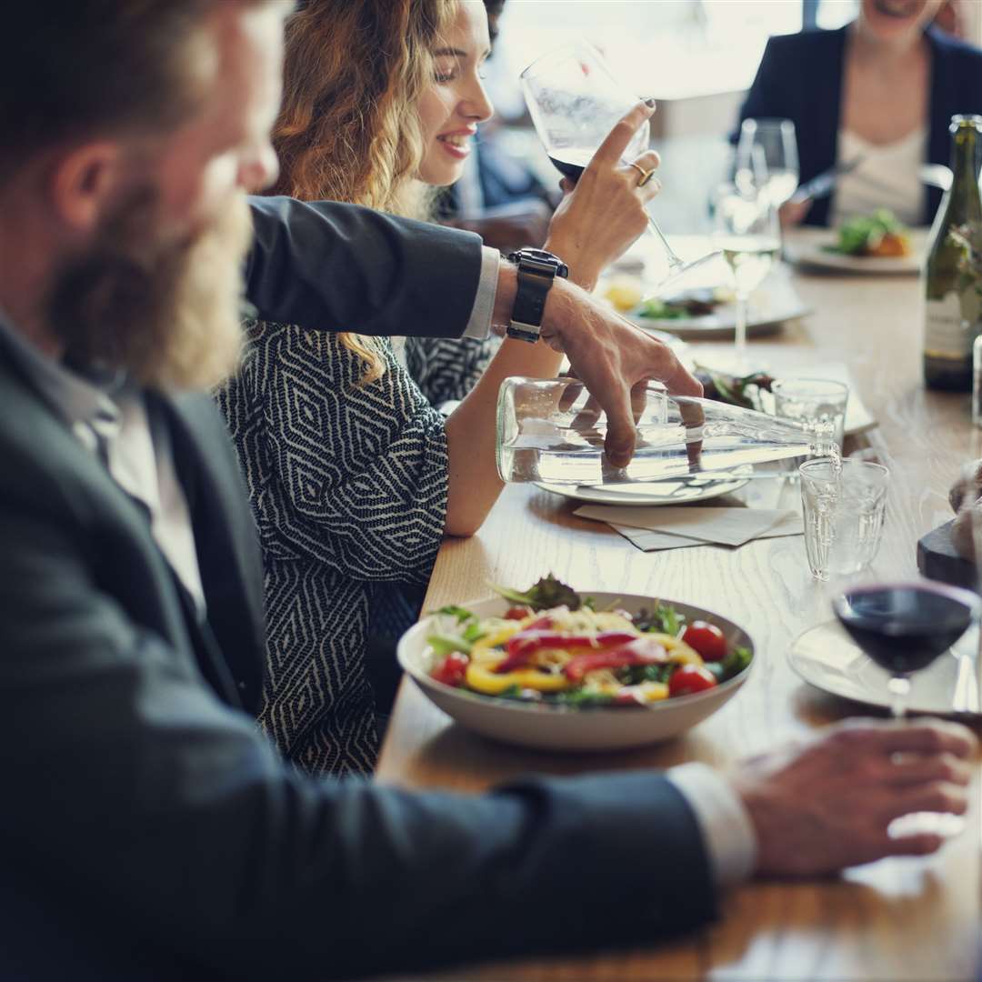 The public can enjoy a tasty Greek meal in the evenings