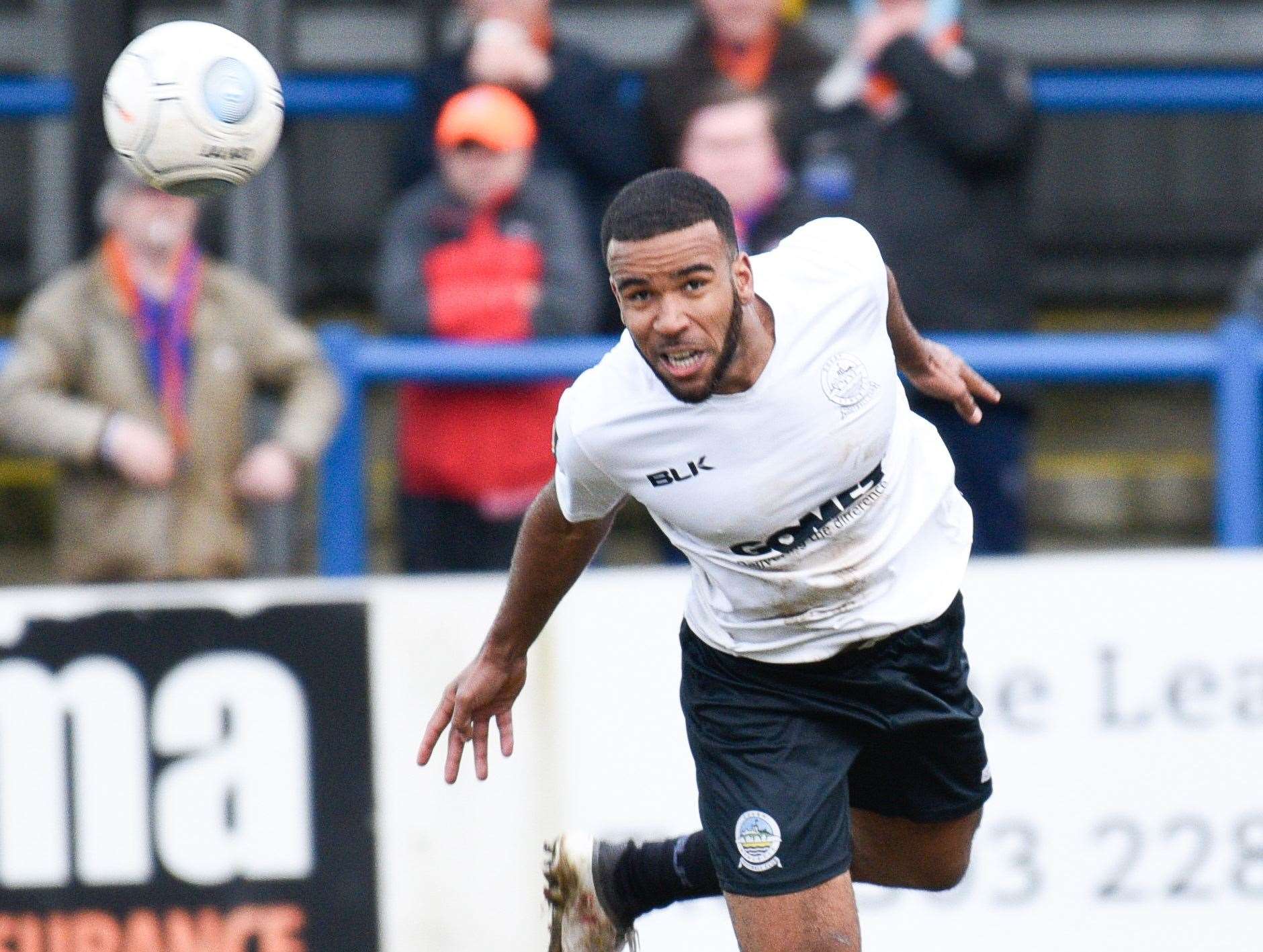 Dover defender Kevin Lokko Picture: Alan Langley