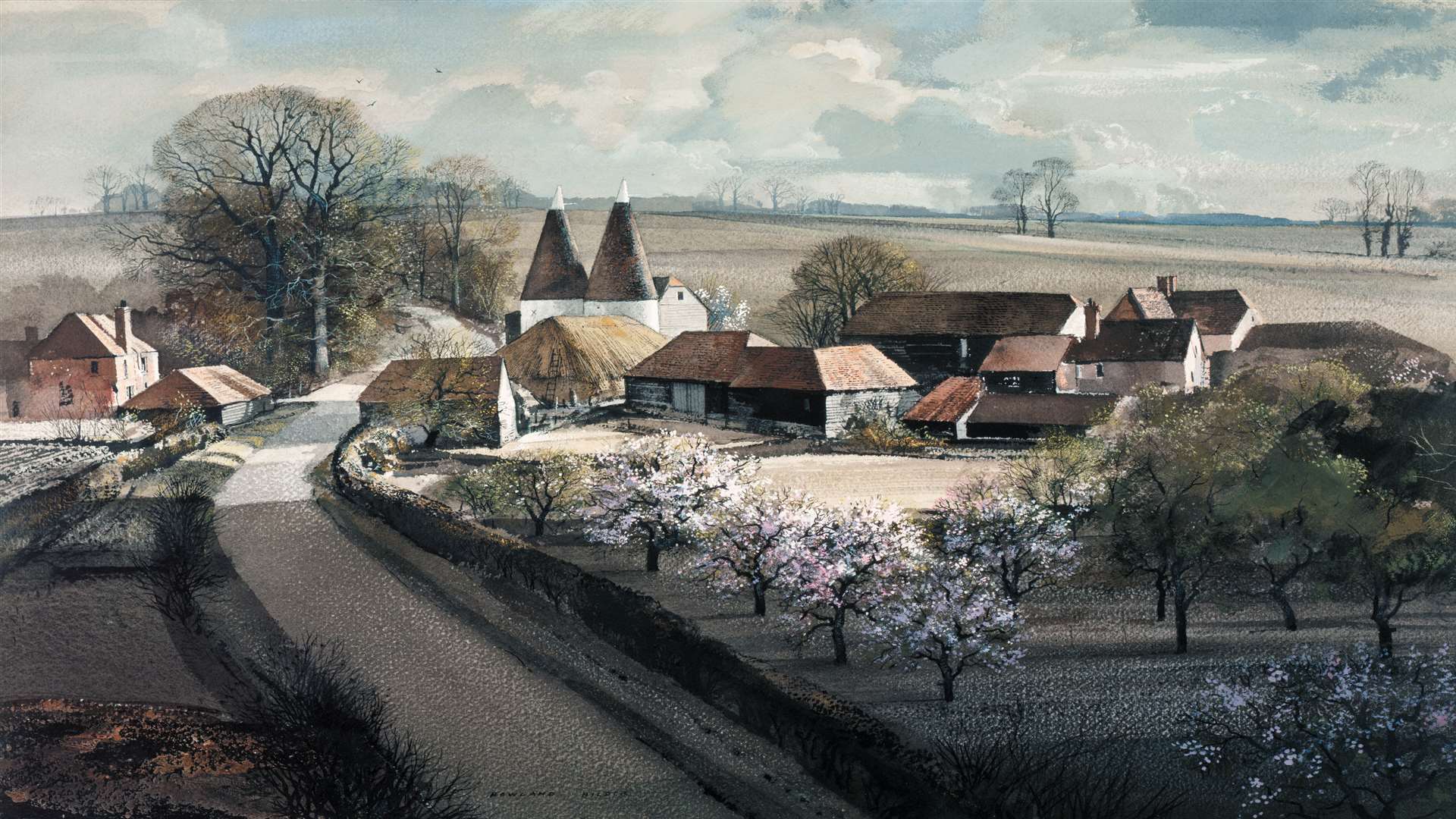 Garden of England by Rowland Hilder