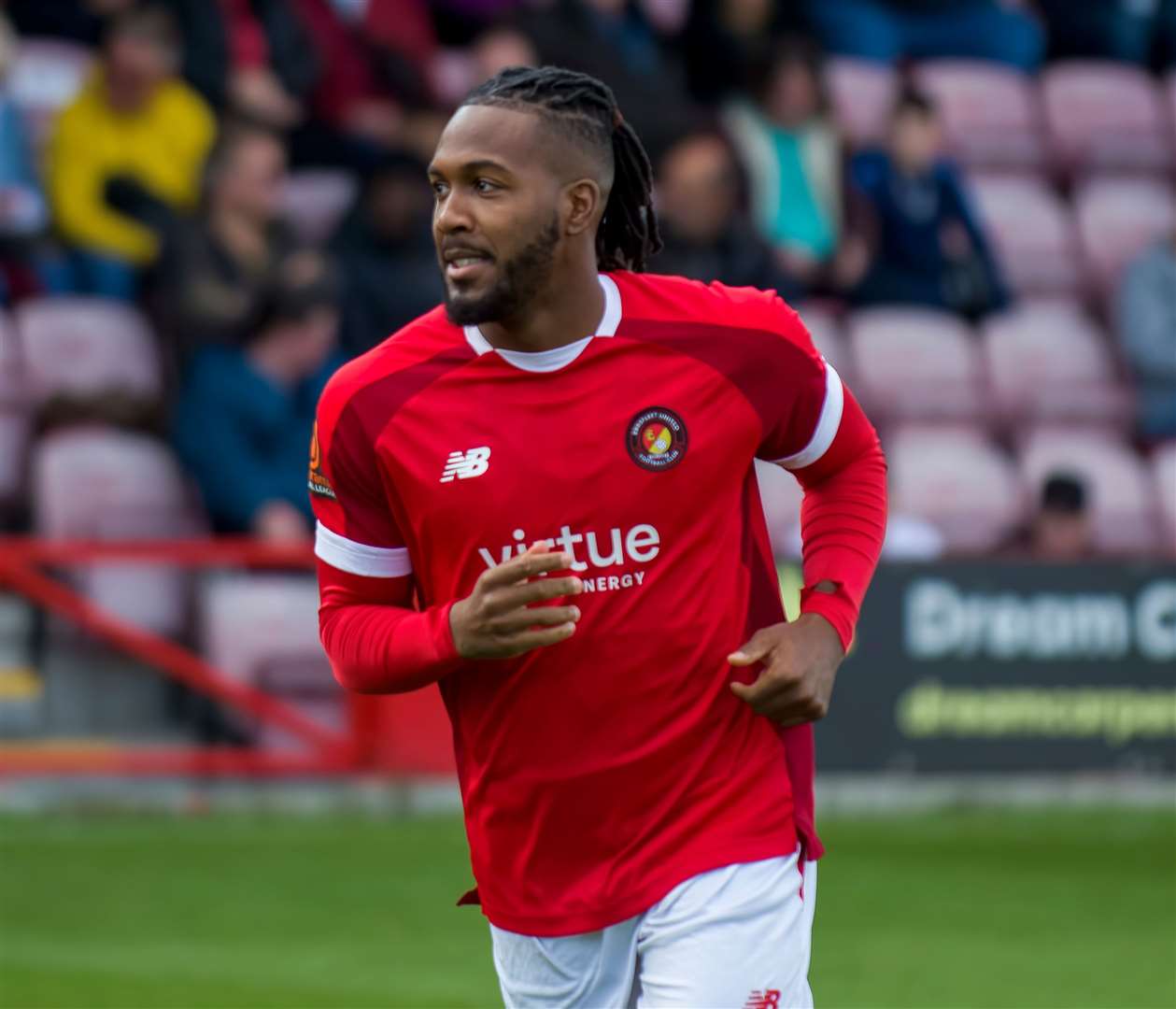 Dominic Poleon is calling on Ebbsfleet to show what they are made of. Picture: Ed Miller/EUFC