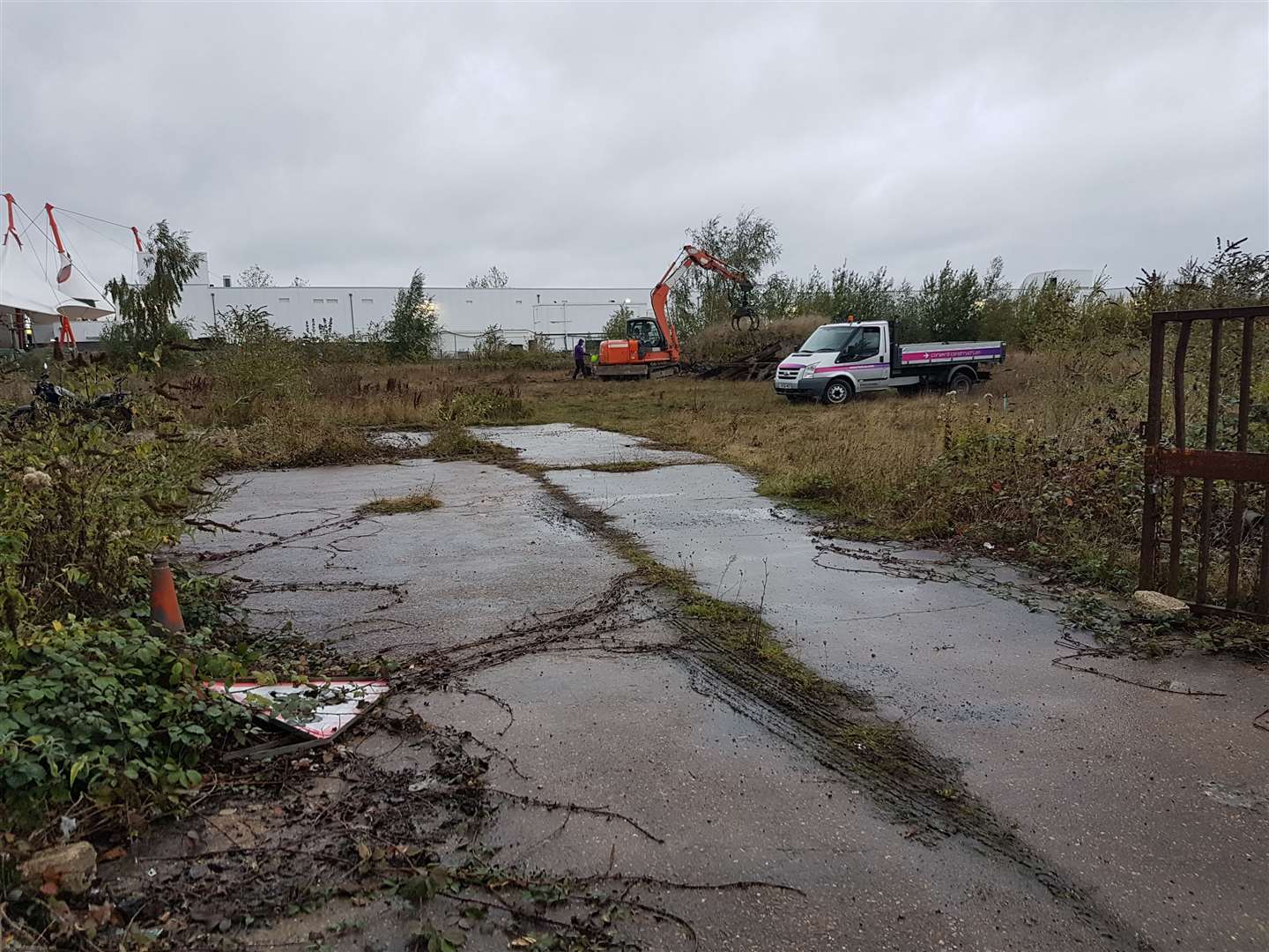 The former Klondyke Works site - initially earmaked for AIMREC - is now being filled with 93 apartments. (20314685)