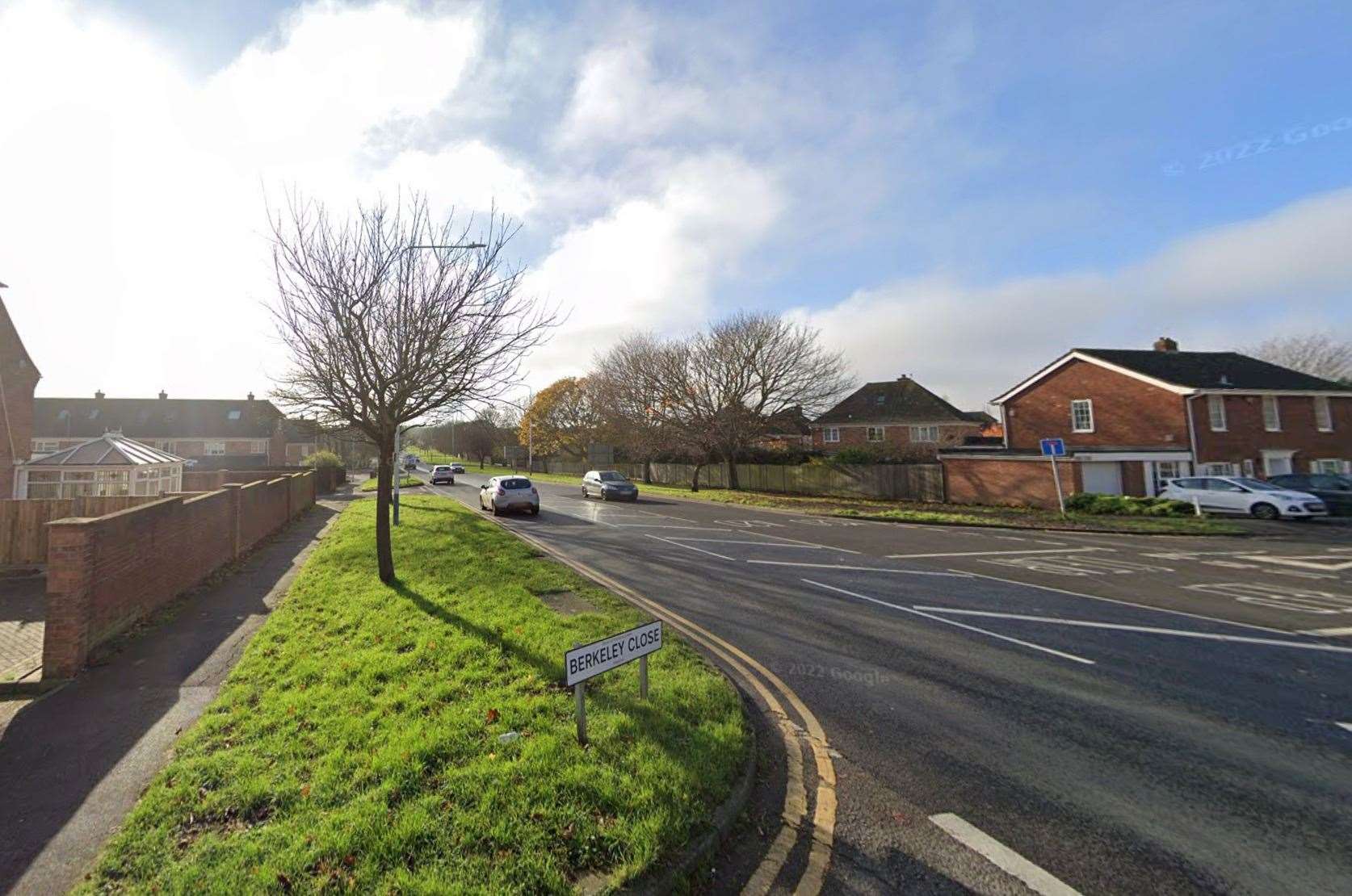 The burglary reportedly happened in Cherry Garden Avenue, Folkestone. Picture: Google