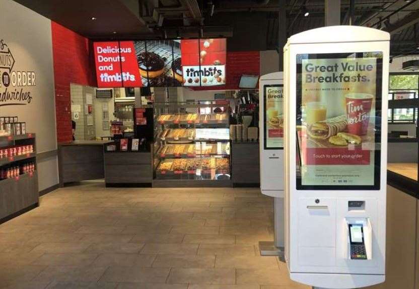 Inside Tim Hortons' Gravesend branch. Picture: Alex Langridge