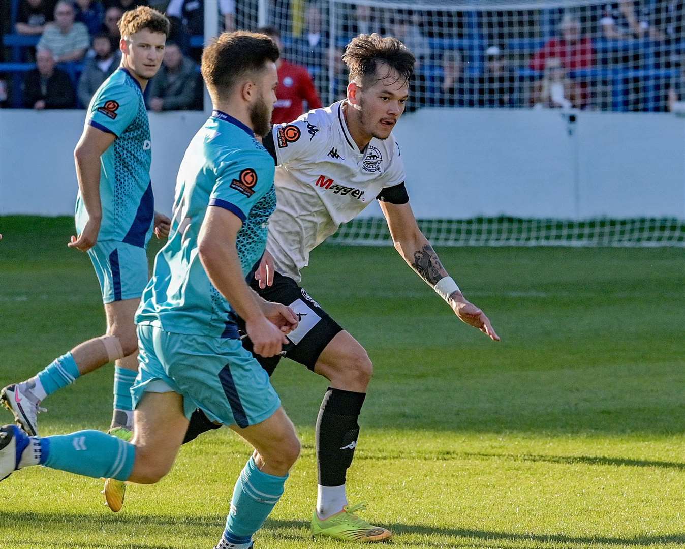 Alfie Pavey chases after a loose ball. Picture: Stuart Brock