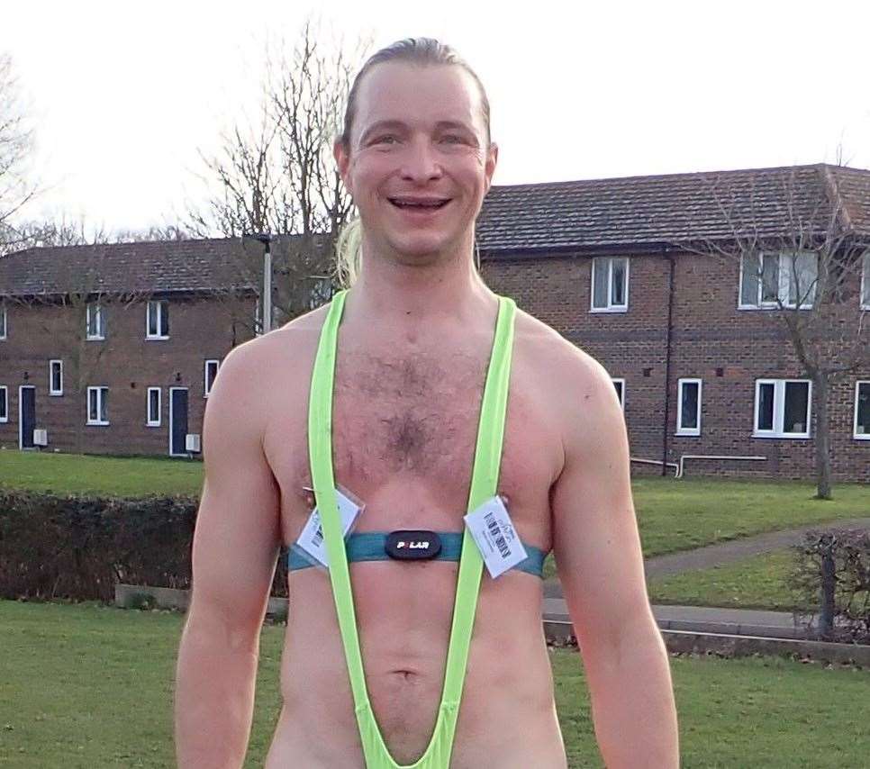 Janos Kozma, 41, took part in a Parkrun event in Canterbury. Picture: Janos Kozma