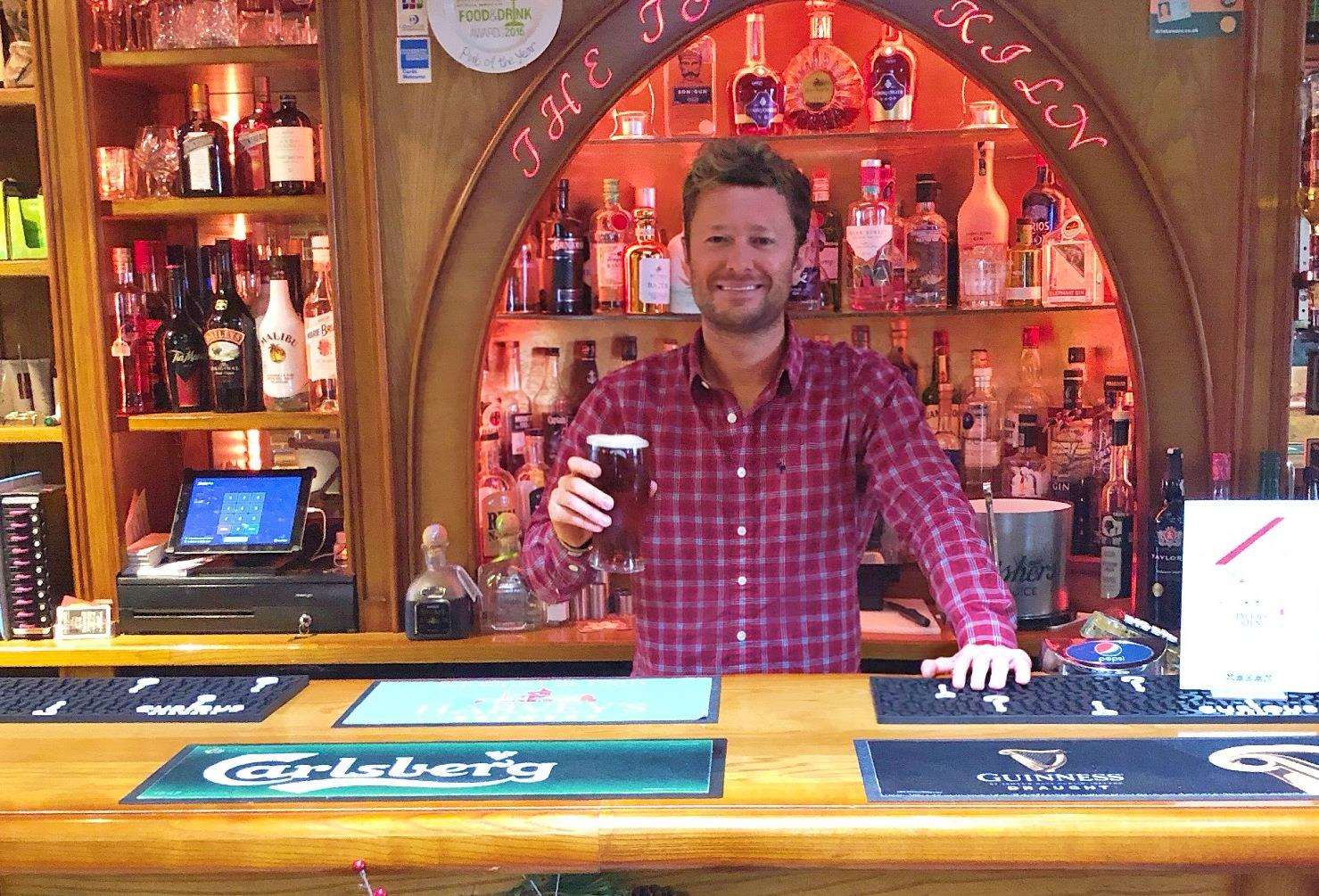 Allister Collins is ready to offer £2 pints (5850345)