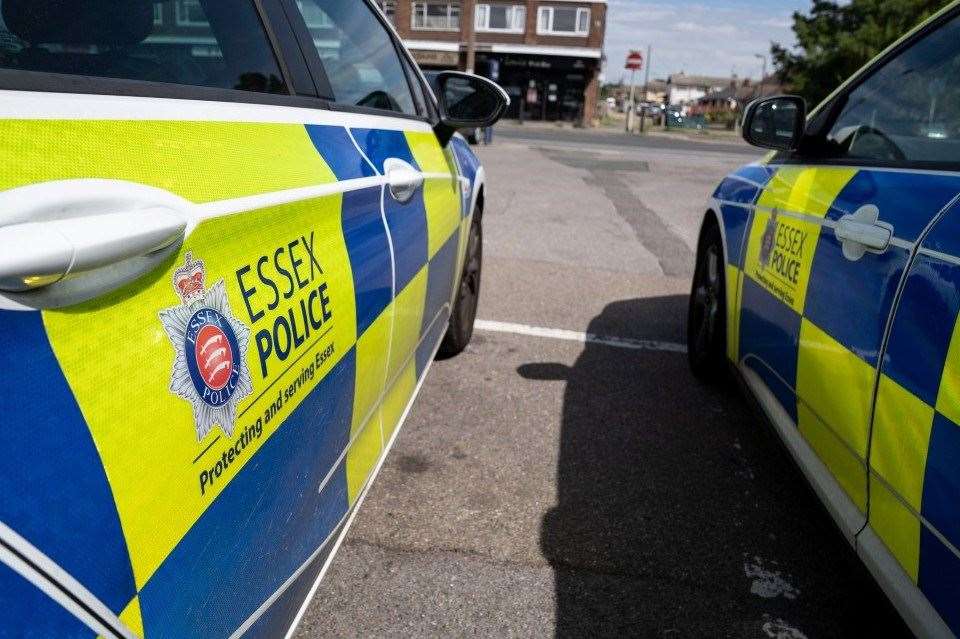 The lorry driver was tracked down by Essex Police officers and tested at the side of the road. Picture: Essex Police