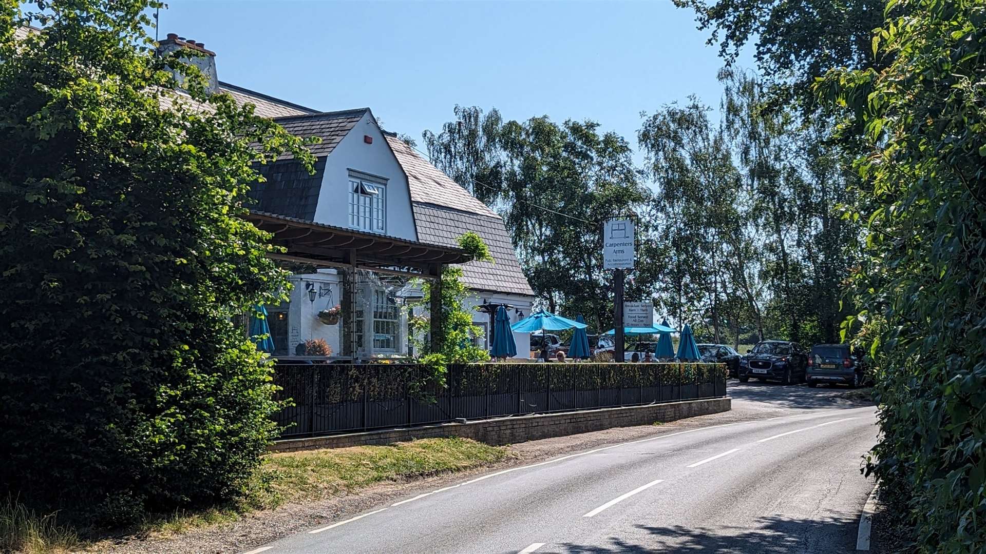 The Carpenters Arms pub in Three Elm Lane between Tonbridge and Hadlow