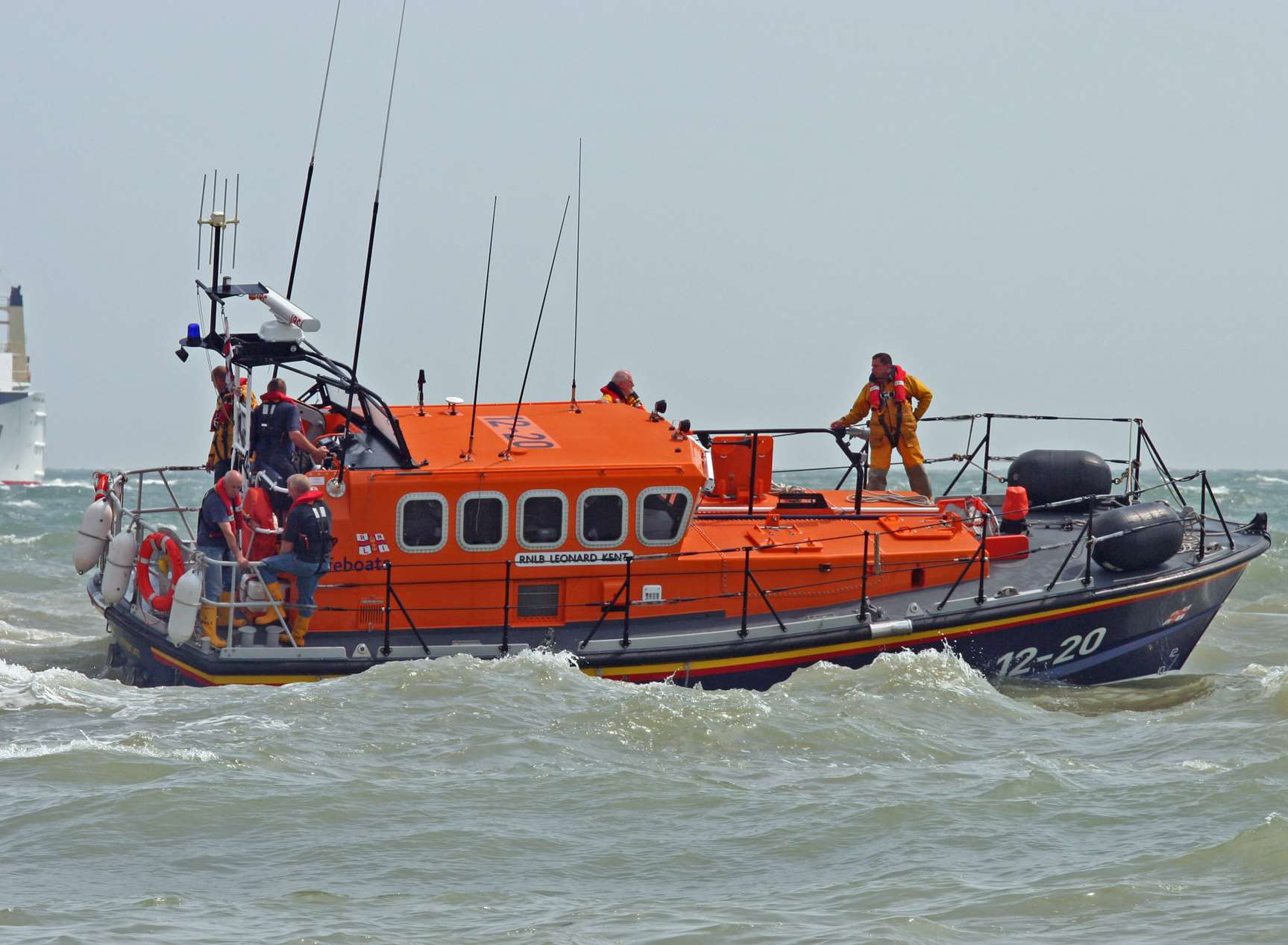 The all weather lifeboat. Pic from the RNLI