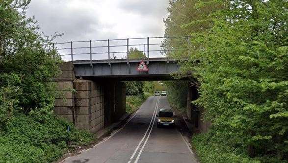 Oak Lane Bridge - rebuilt after the bombing during the war. Picture: Google Earth