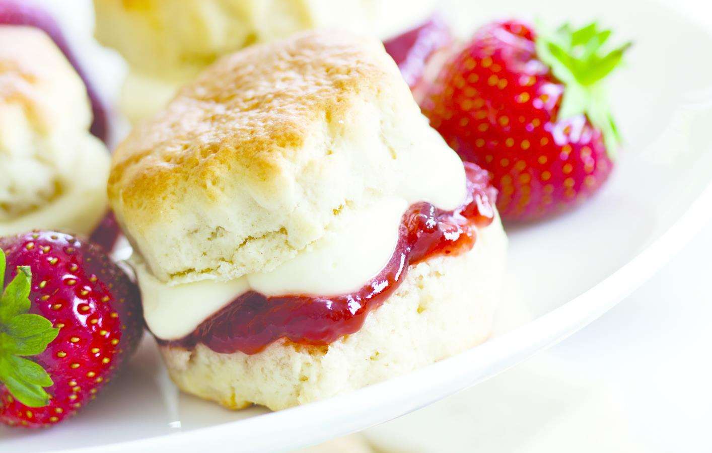 Why not grab a scone at The Golding Hop Tea House?